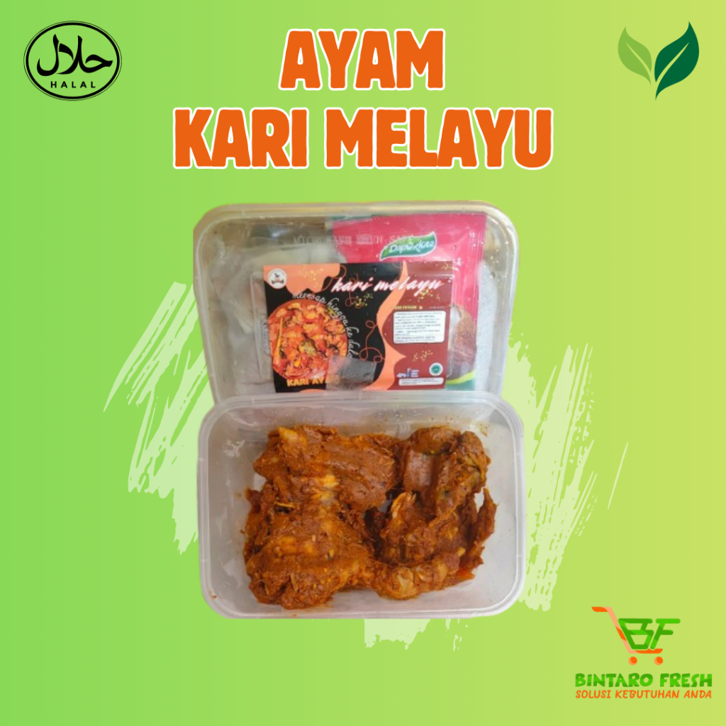 

Ayam Kari khas Bumbu Melayu + Nangka & Santan Bubuk Frozen Food – Praktis, Gurih, & Autentik