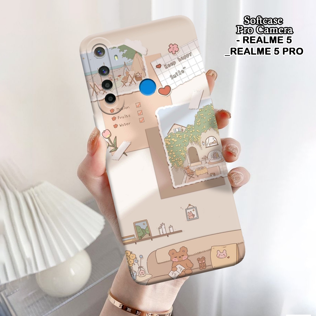 Softcase Realme 5 / 5 Pro - ORORA - Casing Realme 5 - Motif case Aesthetic - Realme - Softcase Realm