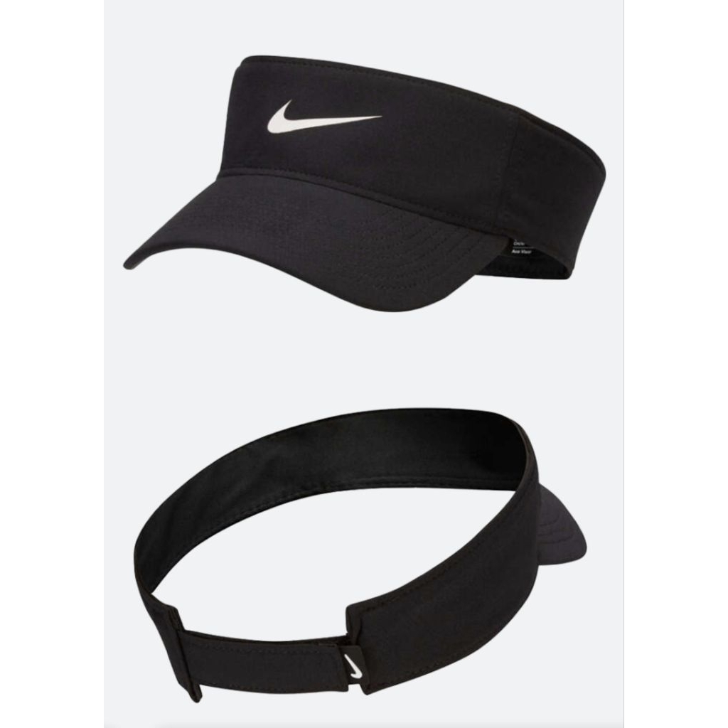 HJ3689-010m Nike Ace Dri-FIT Visor Black Hitam Topi Original 100%