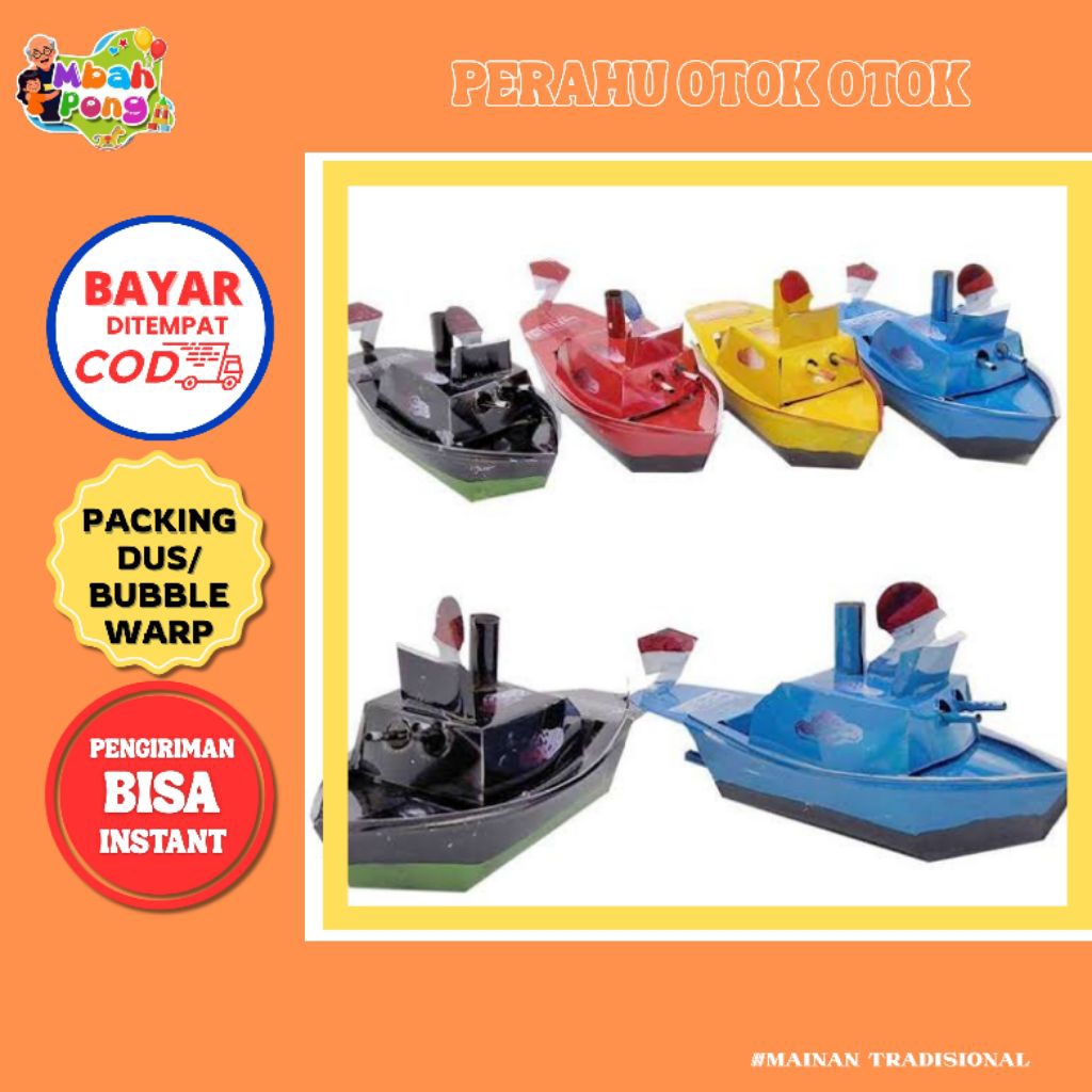 mainan perahu otok otok/perahu otok otok murah/mainan perahu jadul/perahu otok otok api/mainan anak 