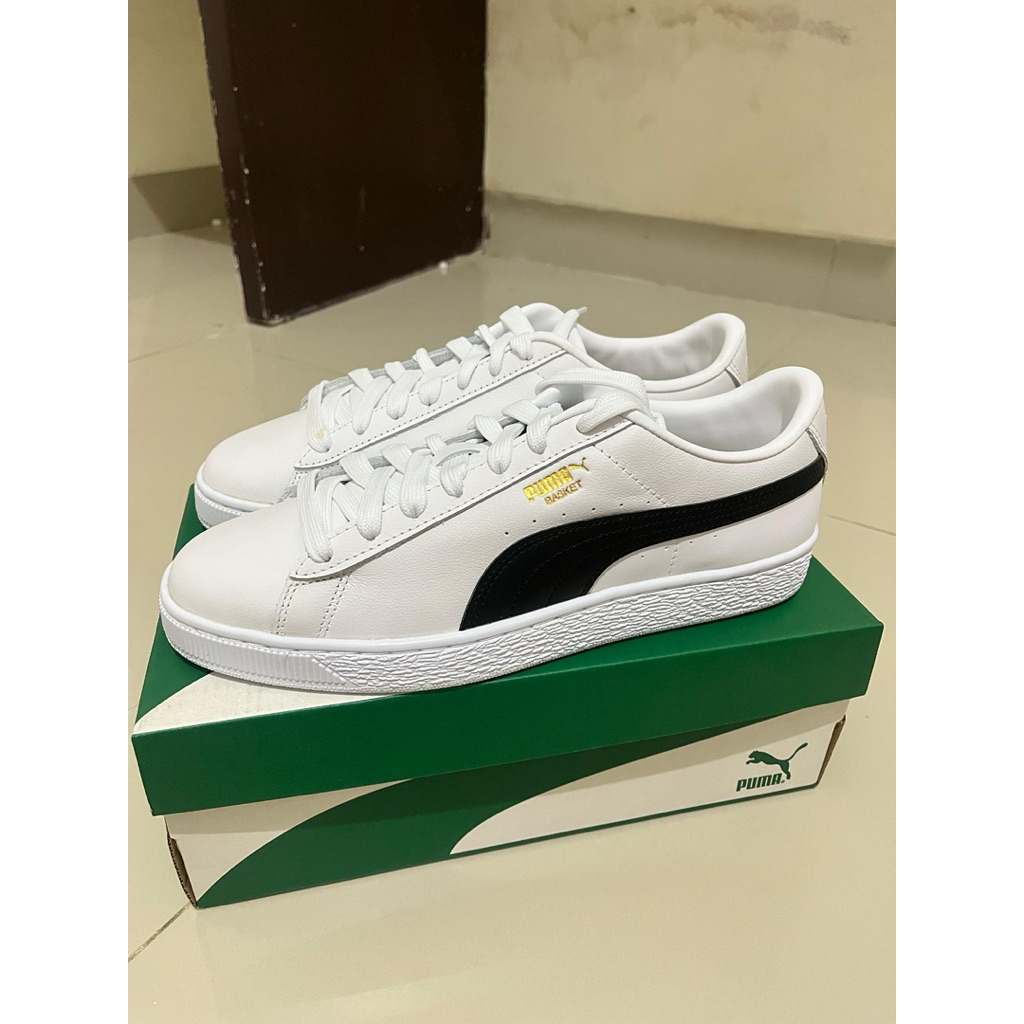 Preloved Puma Basket Classic XXI - White Black