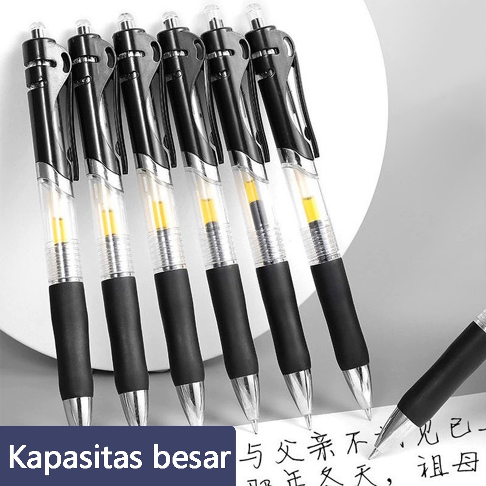 

Gel pen dapat mengganti tinta 0.5mm standar gel pen alat menulis, peralatan kantor dapat digunakan untuk ujian