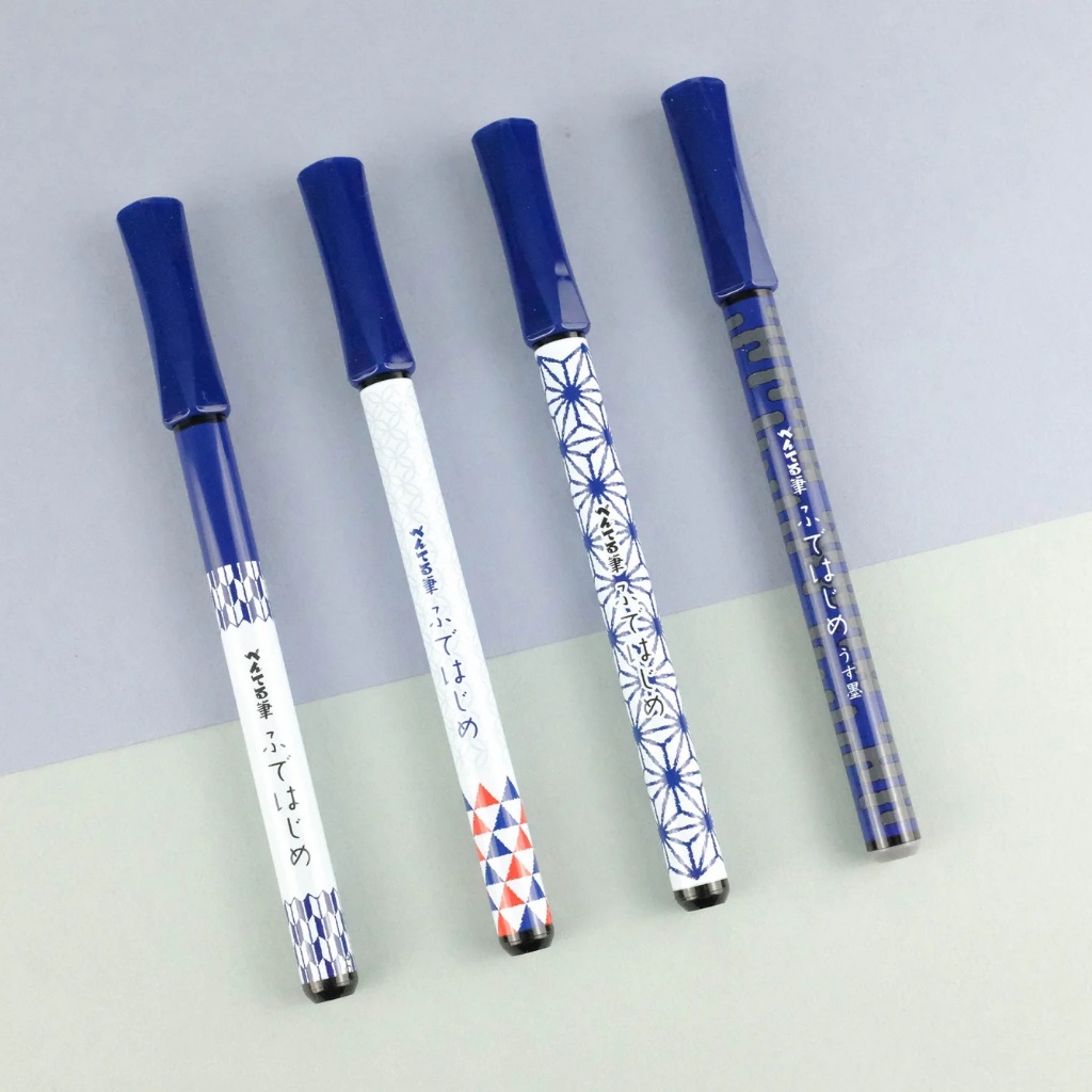 

Pentel Fude Hajime Brush Pen Calligraphy Fine Marker for Beginner Pulpen Kaligrafi Journaling Deco