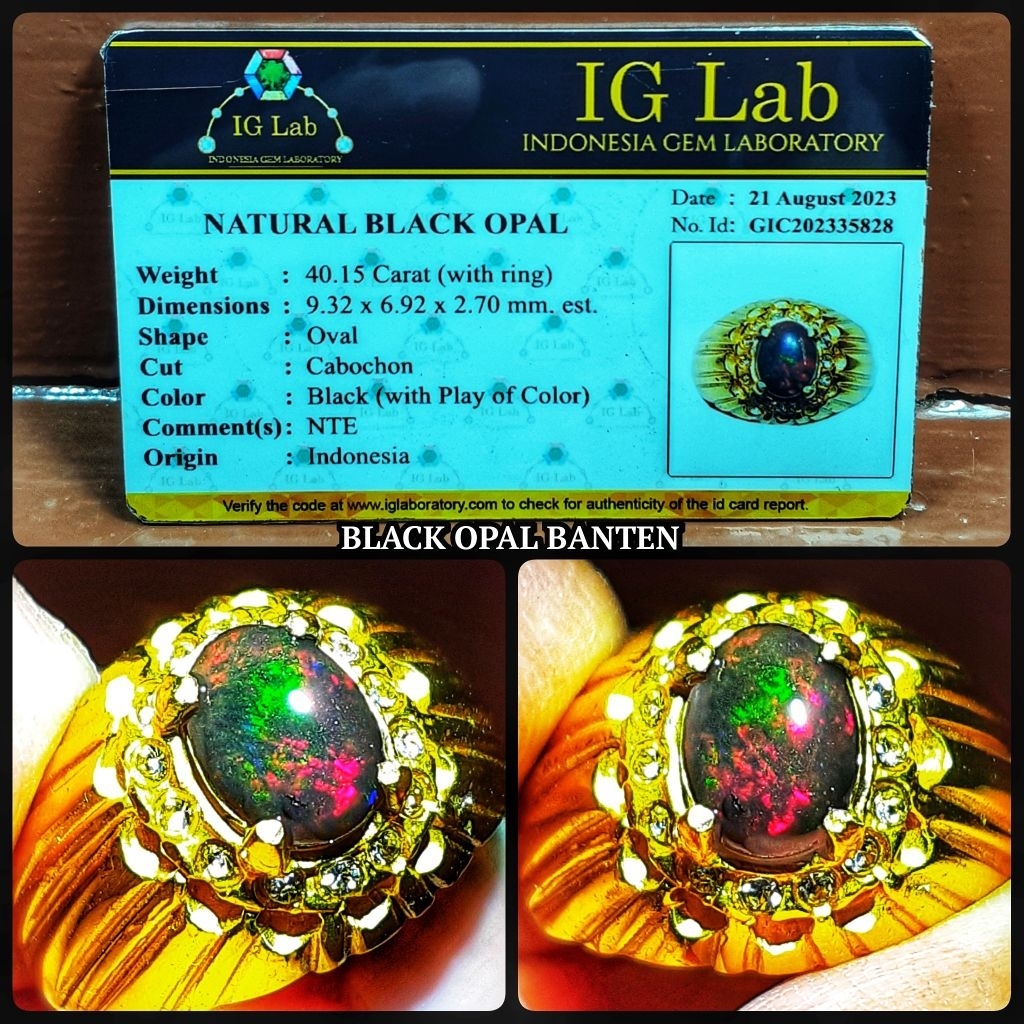 natural black opal banten super jarong diskotik