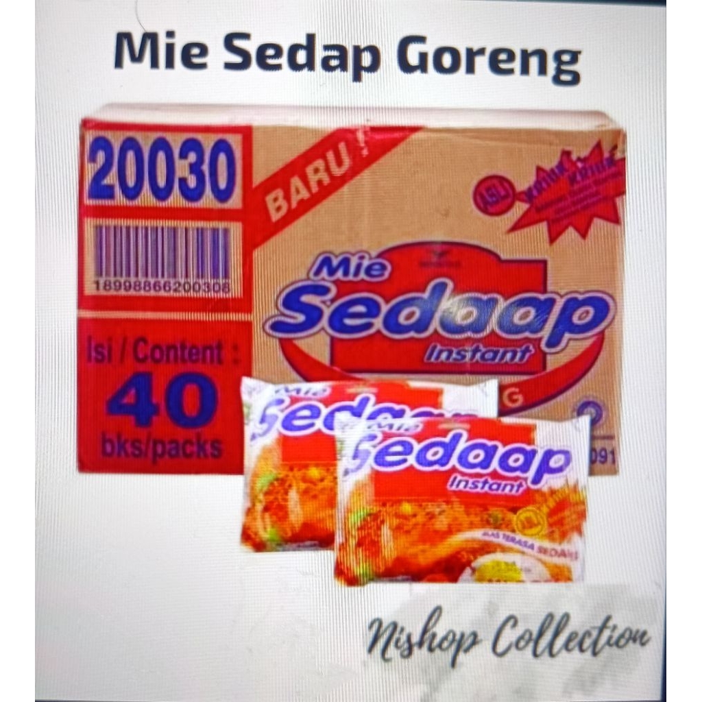 

(NS.C) MIE SEDAP GORENG 1 DUS