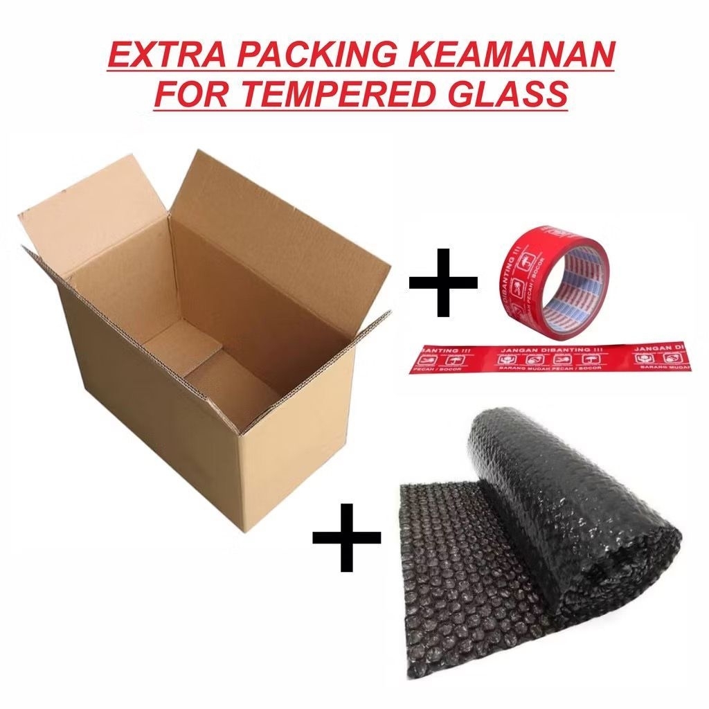 

Extra Packing Bubble Wrap Kardus Ekstra/Tambah Bubble Wrap Kardus Lakban Fragile Agar packing lebih aman