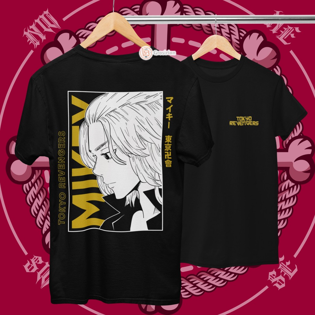 KAOS MIKEY TOKYO REVENGERS - KAOS MIKEY ANIME TOKYO REVENGERS, KAOS SABLON DTF - GROSIRIAN