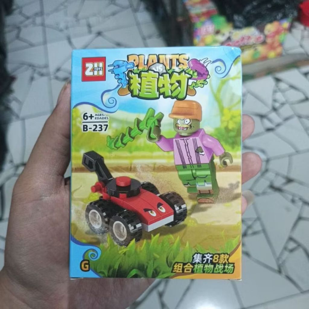 SERI1 Brick & Lego 2in1 Plants Vs Zombie Bagus Dan Langkaaa