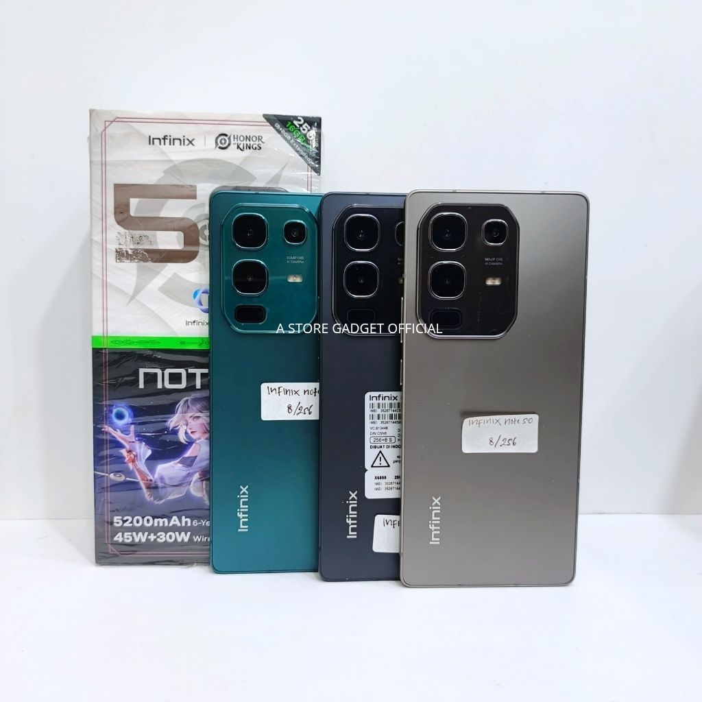 INFINIX NOTE 50 8/256 SECOND FULLSET ORIGINAL