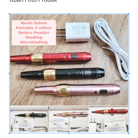 Mesin Sulam Alis Portable 3 Colour Ombre Powder Shading Microblading Best Seller