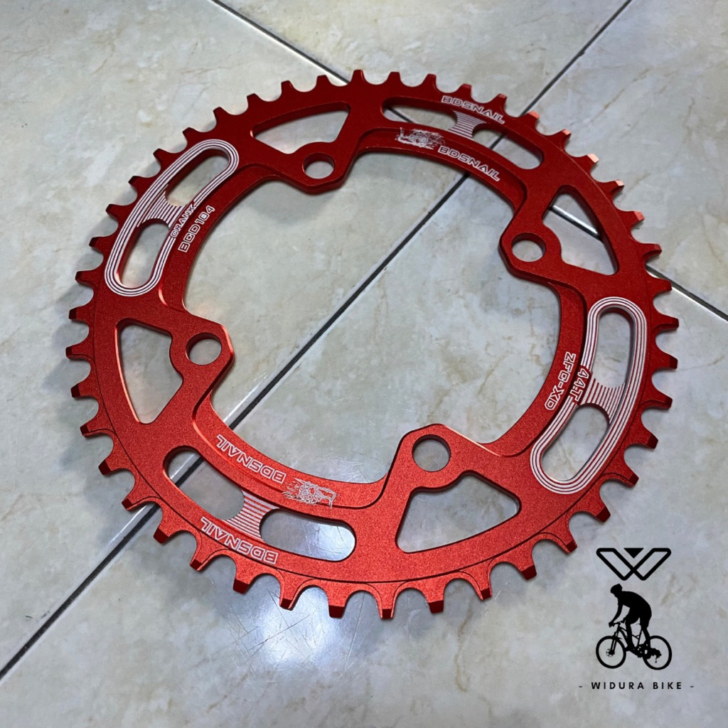 SNAIL Chainring BCD 104mm 44T Narrow wide Original Chainring sepeda Snail