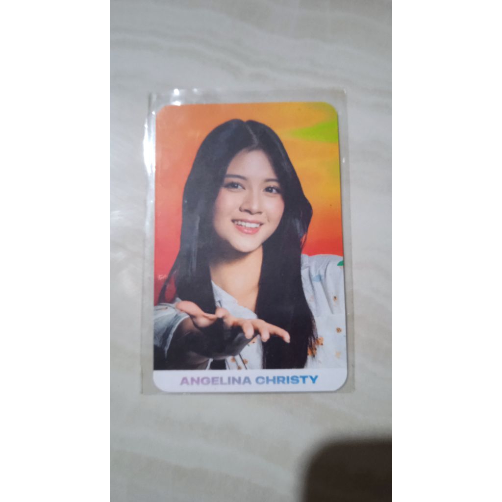 Photocard Angelina Christy JKT48 edisi Meet and Greet Road To SSK