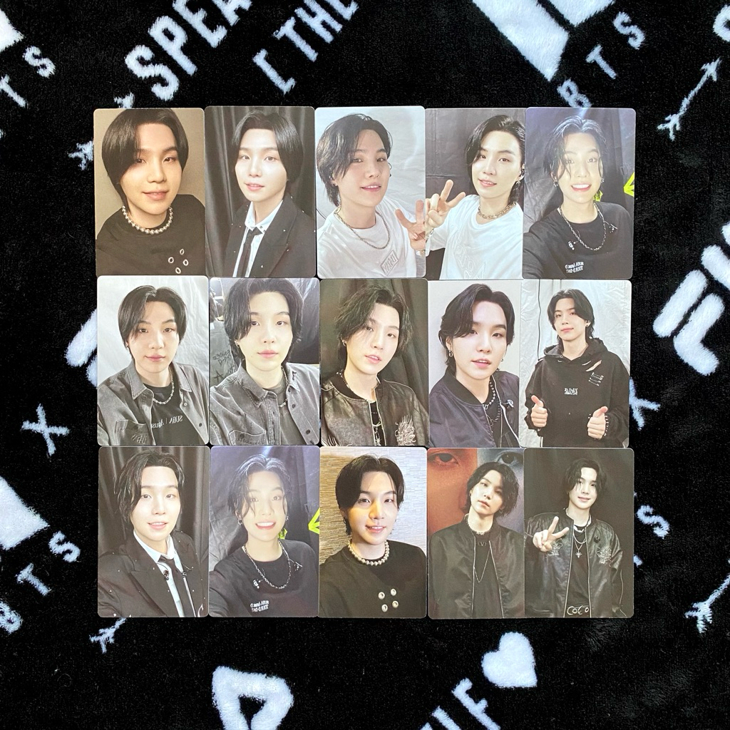 (1/6) Photocard Suga BTS Official Yoongi AGUSTD DDAY D-DAY THE ORIGINAL DIGICODE PC SUGA