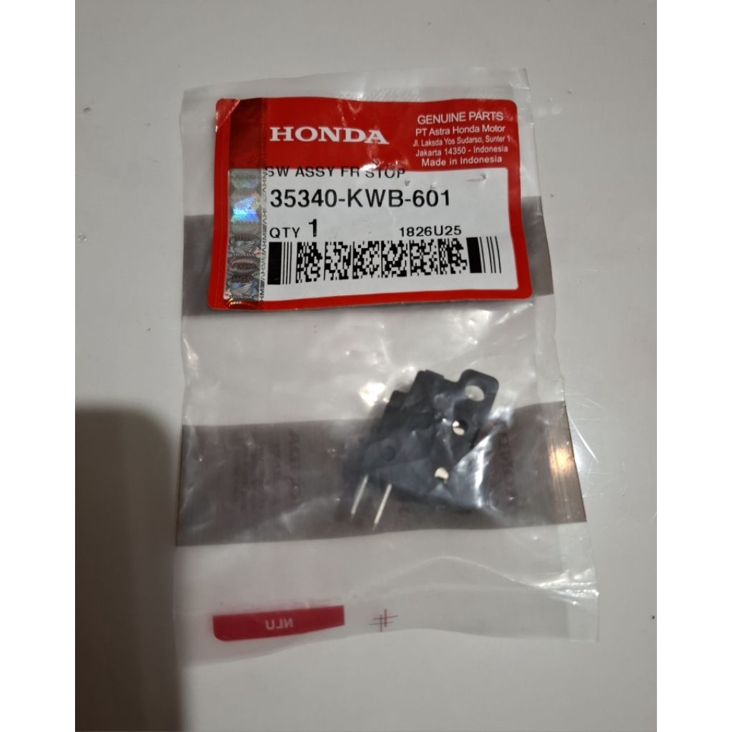 Switch Rem Depan Beat FI 2014 (Original Honda AHM)