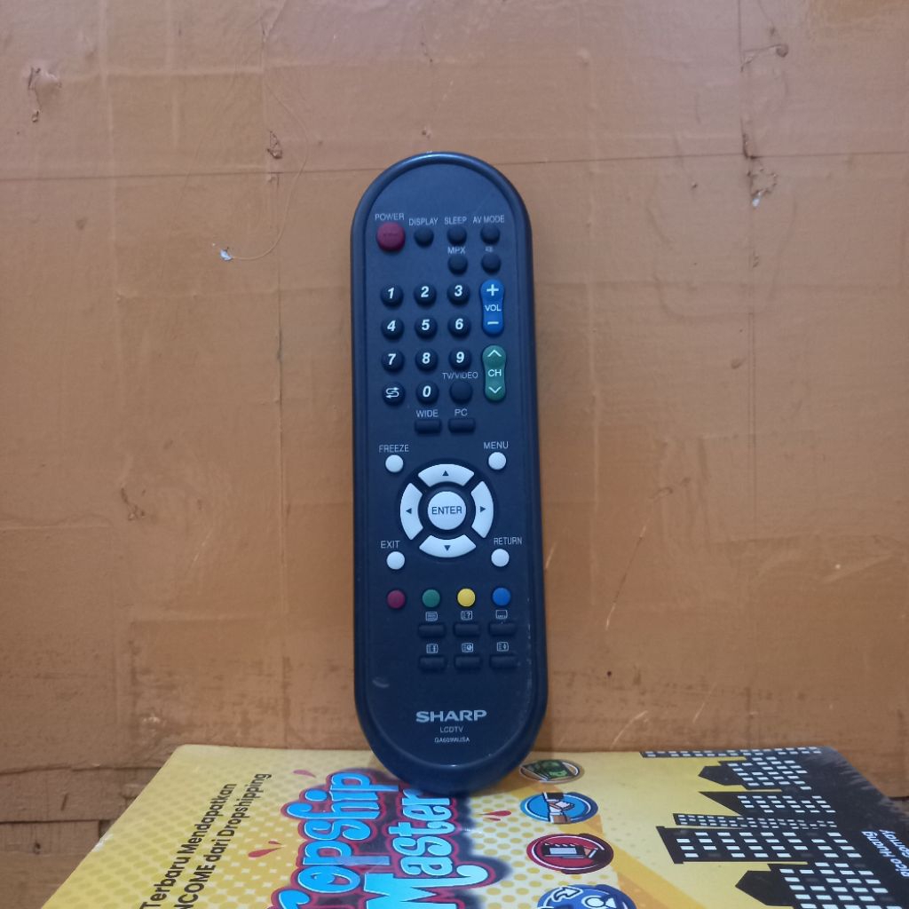 REMOTE TV SHARP SERI GA609WJSA ORIGINAL