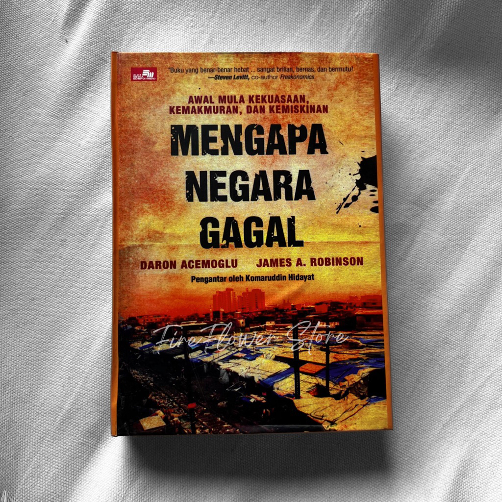 MENGAPA NEGARA GAGAL (VERSI HARD COVER) - WHY NATIONS FAIL - DARON ACEMOGLU - JAMES A ROBINSON - BUK