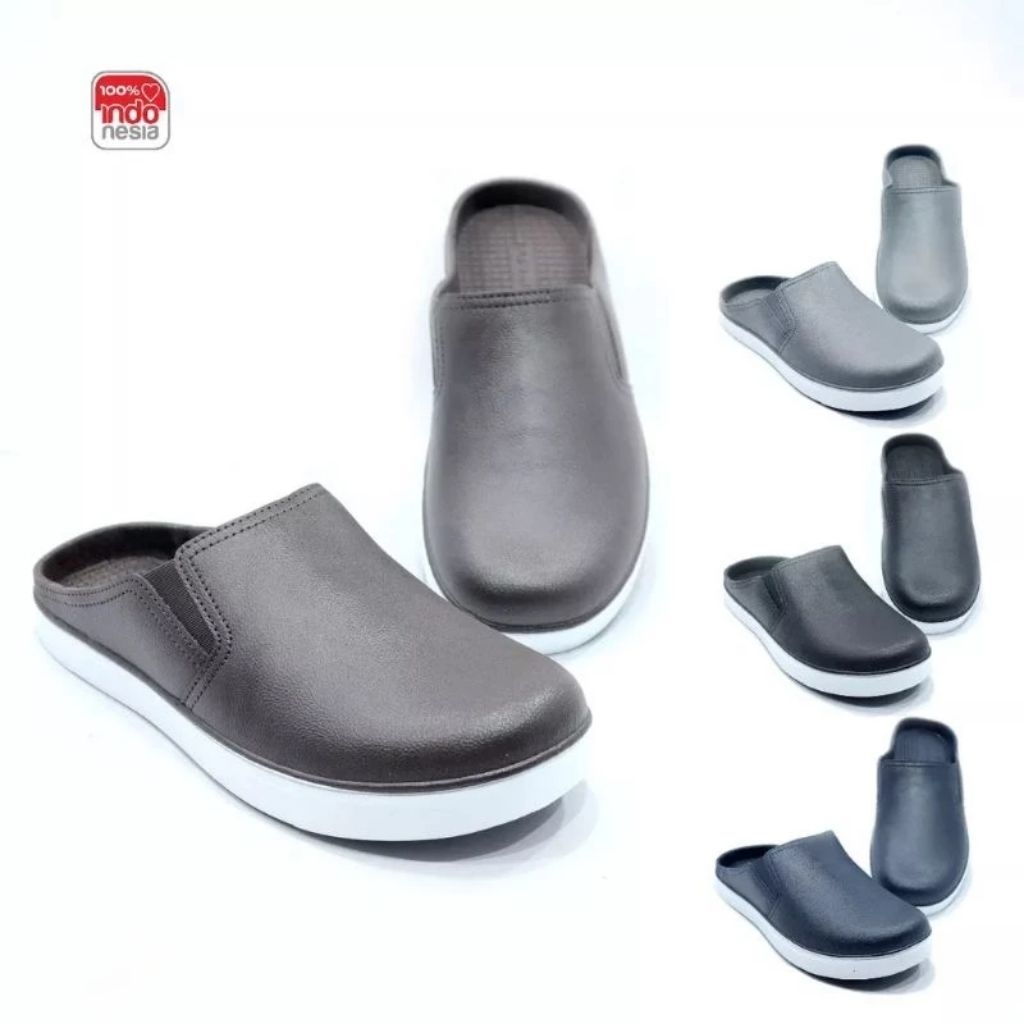 Sandal Slop Pria Yumeida Selop GT 9118 L Sepatu Sendal Slip On Pria Nyaman Empuk Anti Slip