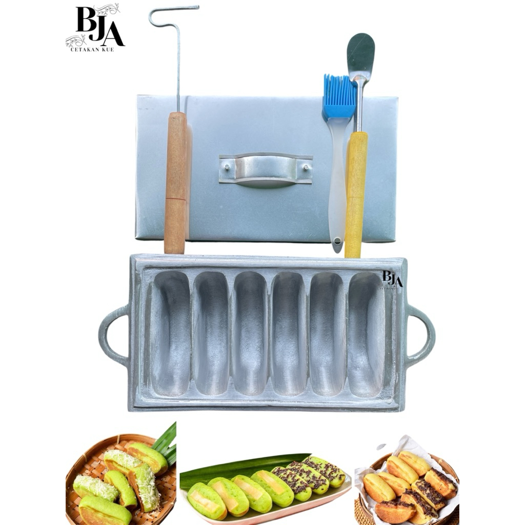 Cetakan kue pukis tebal isi 6 pukis tebal ukuran kue besar bahan berkualitas  anti lengket