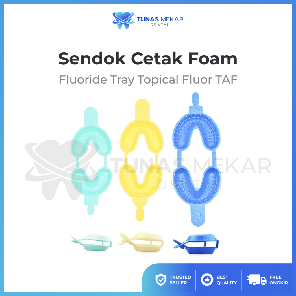 Dental Sendok Cetak Fluoride Tray Topical Fluor TAF