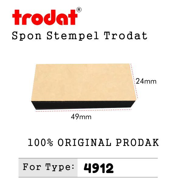 

Spon Original Bantalan Trodat Type 4912