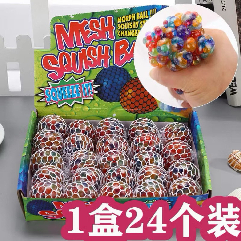 MESH SQUISHY BALL / BOLA ANGGUR PENCET