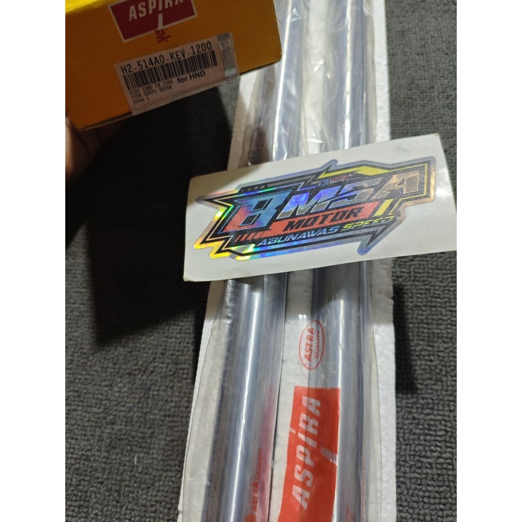 AS SKOK SUPRA X SUPRA FIT KEV ASPIRA AS SHOCK DEPAN PIPA GARPU DEPAN SUPRA X
