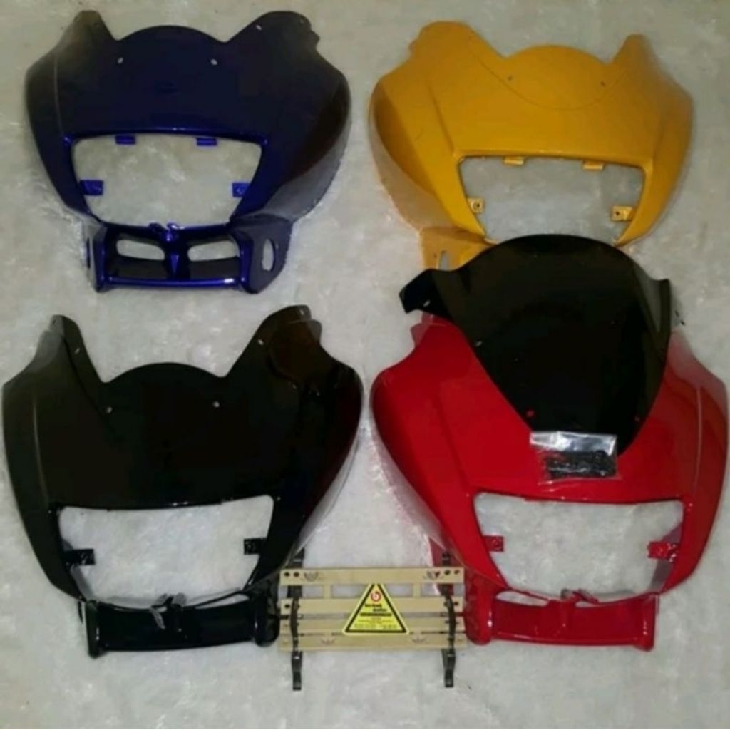 Yamaha RXZ Catalyzer malaysia kedok batok kerodong cover depan