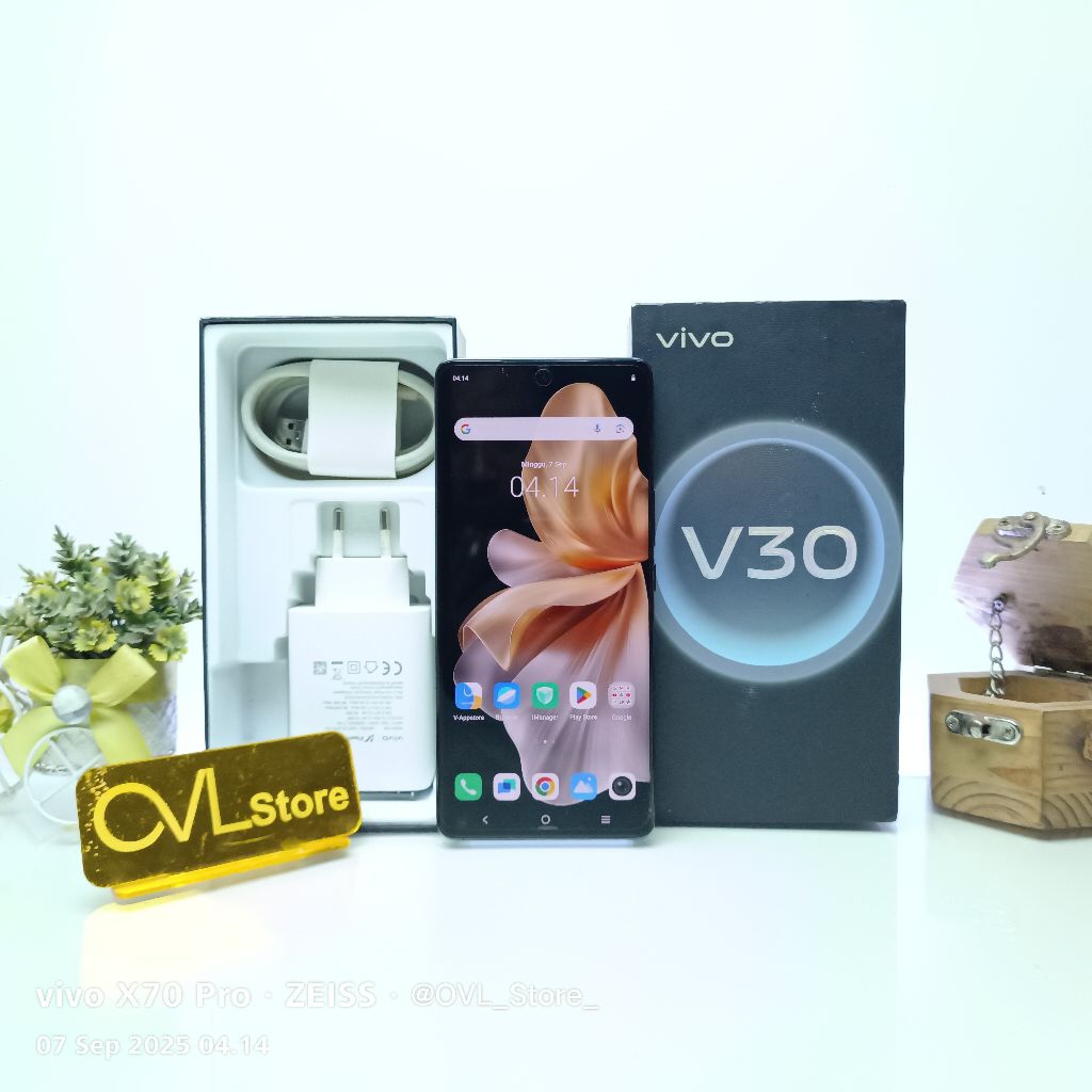 Vivo V30 5G RAM 8/256 GB HP Second Original Bergaransi