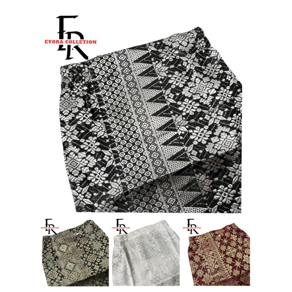 rok songket anak perempuan umur 7-12 tahun rok songket bawahan kebaya rok kebaya