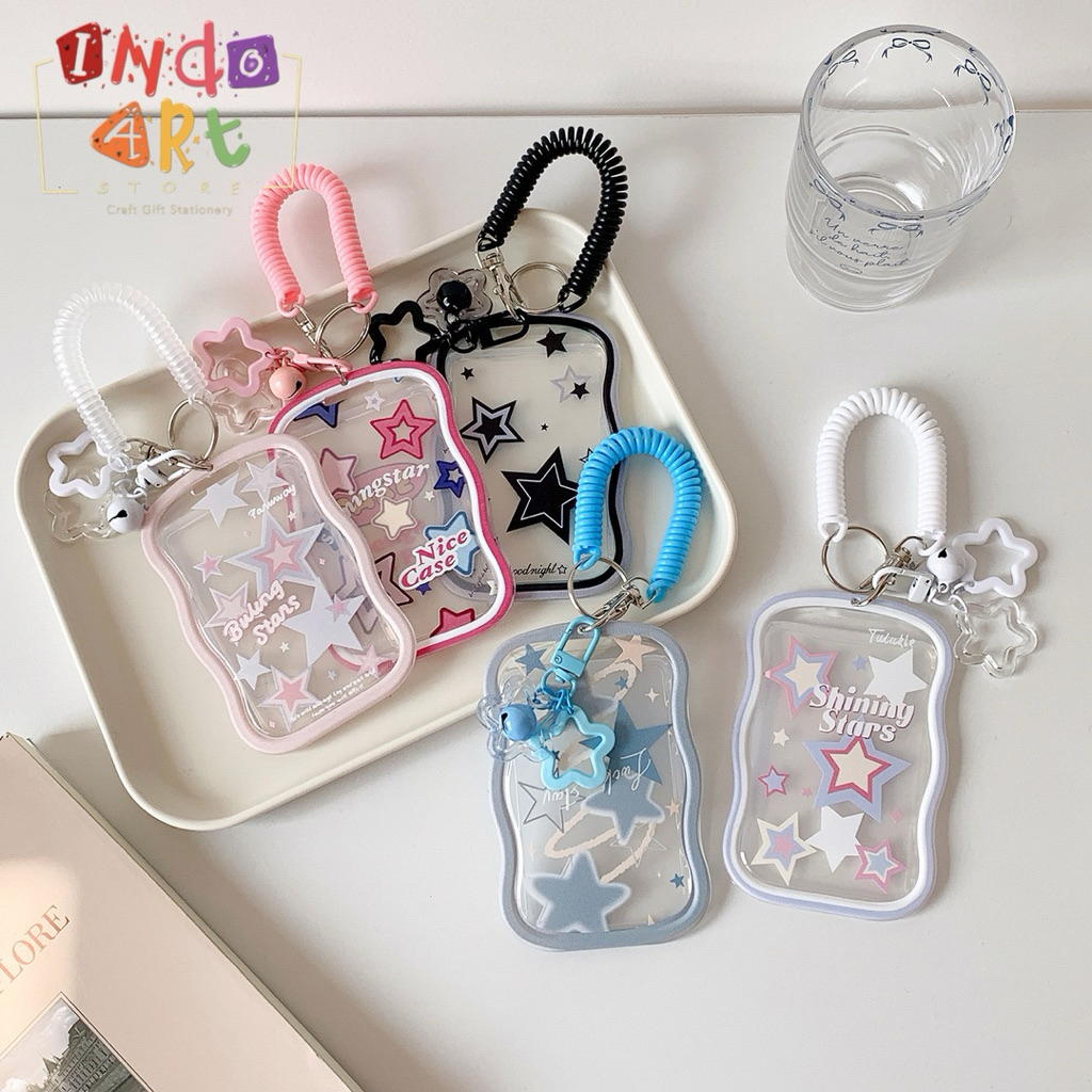 

(IAS) Silver Card Holder Photo Book Fluffy Kolbuk PVC ID Kpop Idol Lanyard Tag Collect Binder Foto Album Photocard PC Instax Fuji Koleksi Kartu Transparant Clear