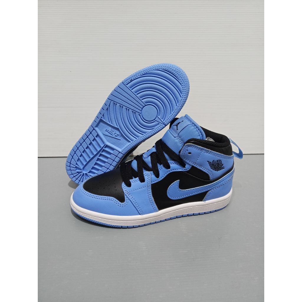 Sepatu NIKE AIR JORDAN 1 MID JUNIOR size 33 Original Indonesia
