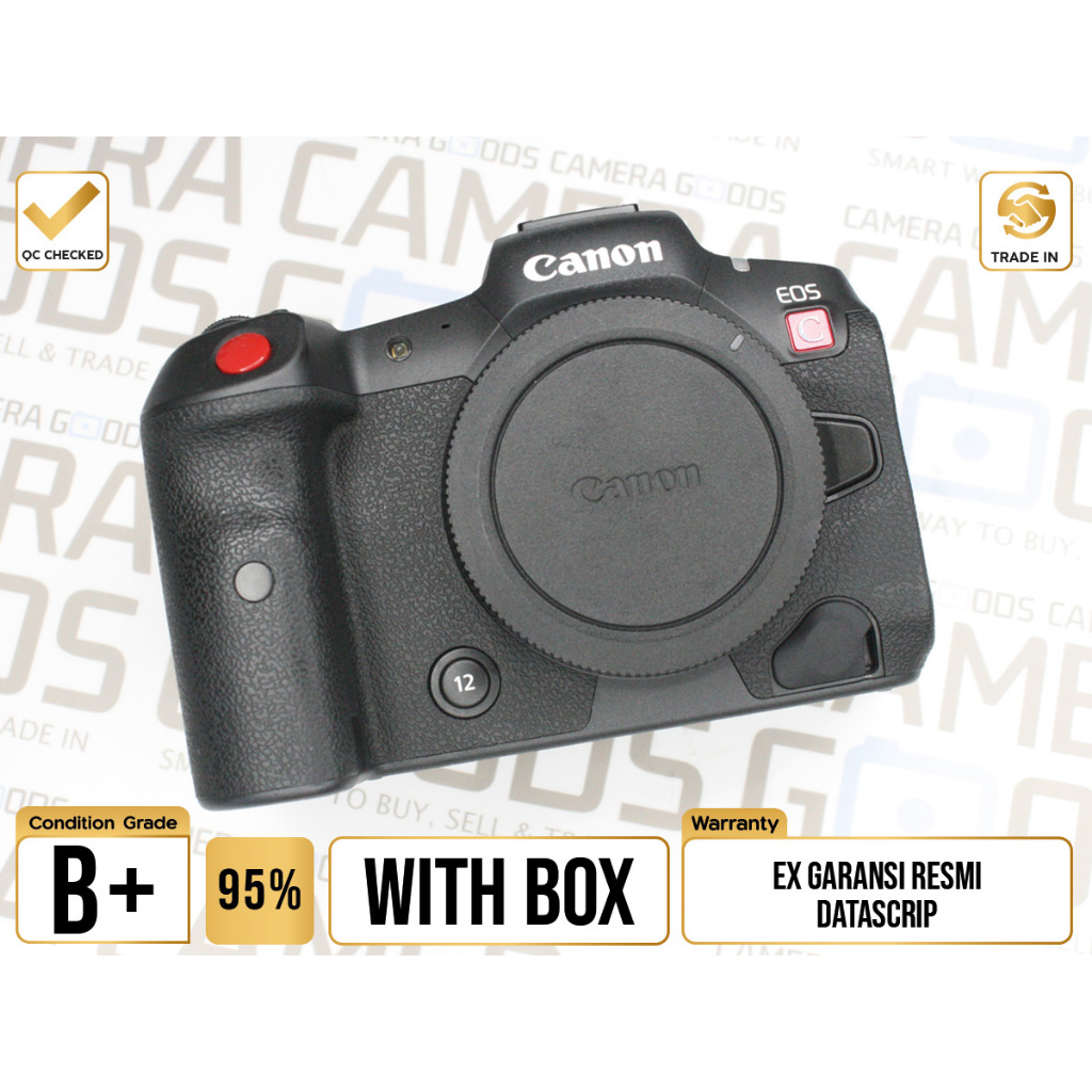 Kamera Canon EOS R5 C Mirrorless Full Frame Camera Body Only Second Bekas / Grade B+ - CS250050