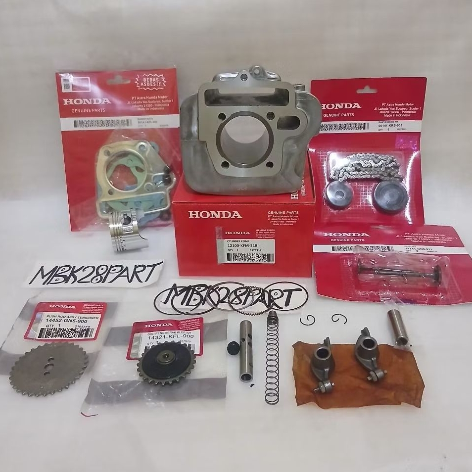 PAKETAN BLOK SEHER 8 AITEM KFM HONDA SUPRA FIT NEW,SUPRA FIT X,SUPRA FIT S,SUPRA FIT LAMA,REVO 100CC
