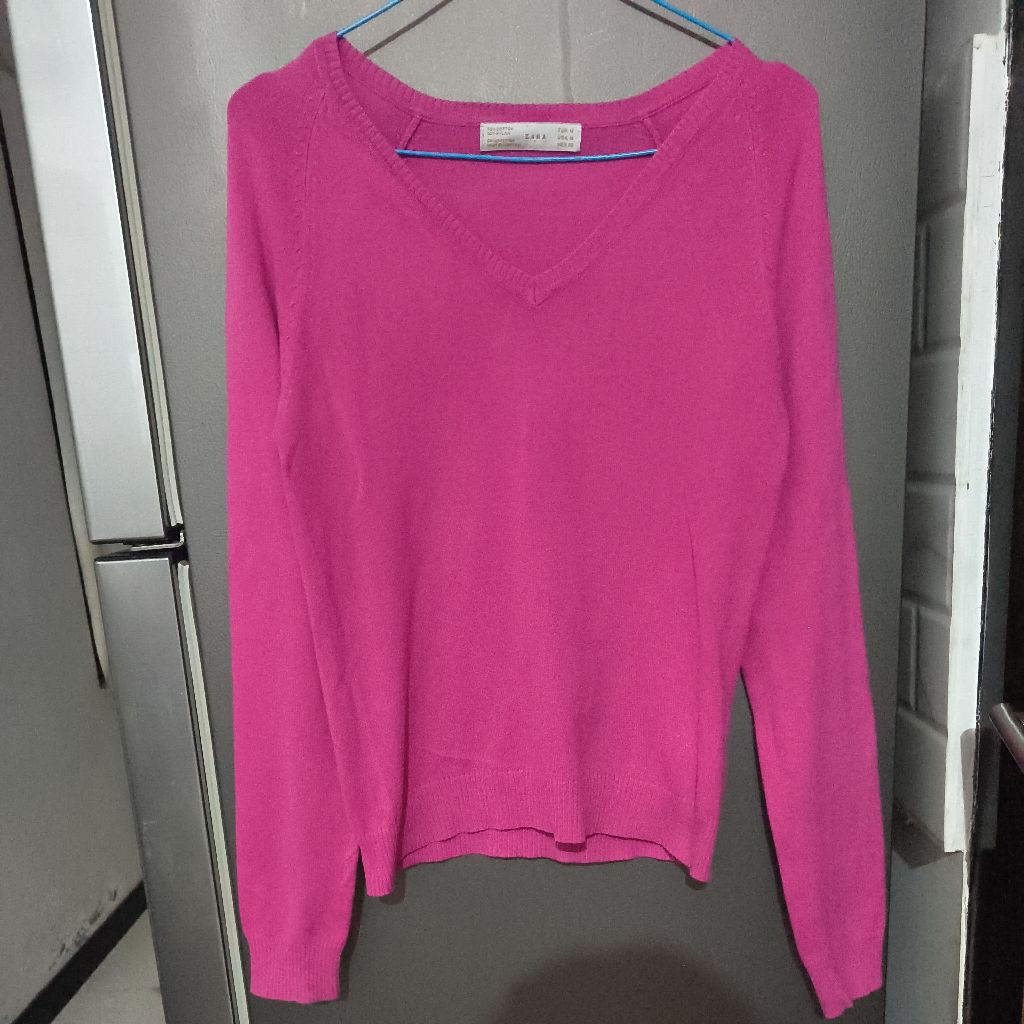 atasan sweater knit Zara