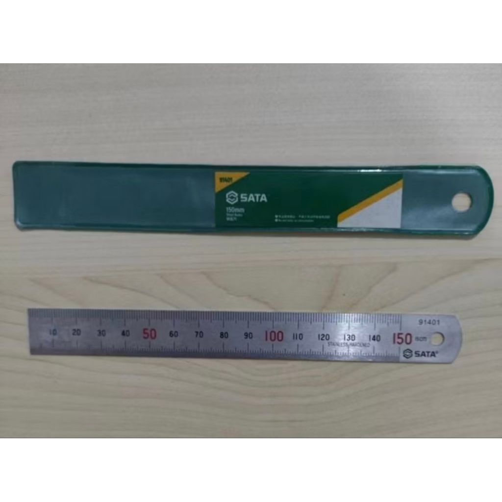 

SATA PENGGARIS BESI STAINLESS 150MM 91401 - STEEL RULES 15CM