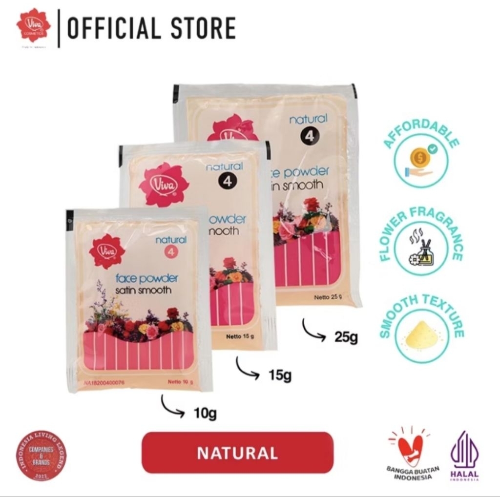 (25gr) BEDAK JADUL VIVA. NO 4/ BEDAK TABUR VIVA LEGENDARIS