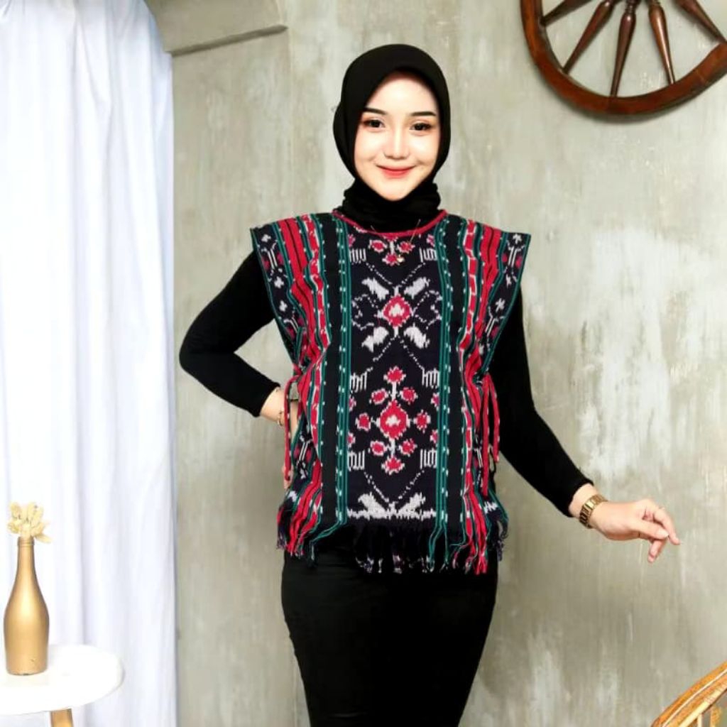 vest tenun rompi tenun outer tenun Cardi tenun