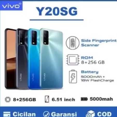 handphone Vivo y20s ram 6/268