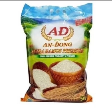 

BERAS ANDONG 5KG, BERAS SETRA RAMOS PREMIUM