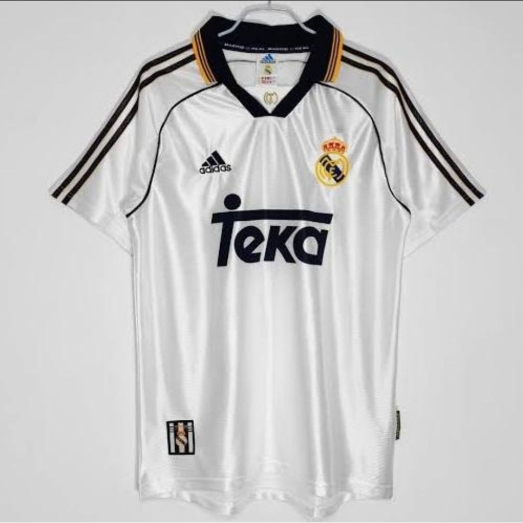 Jersey Kaos Baju Sepak Bola Real Madrid Home Away 3rd Third Retro Klasik Classic Jadul Lawas Vintage