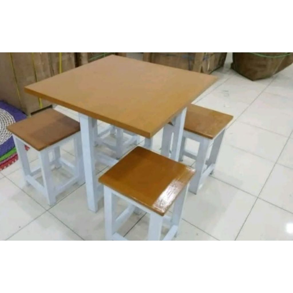 Meja kursi cafe/set kursi Resto