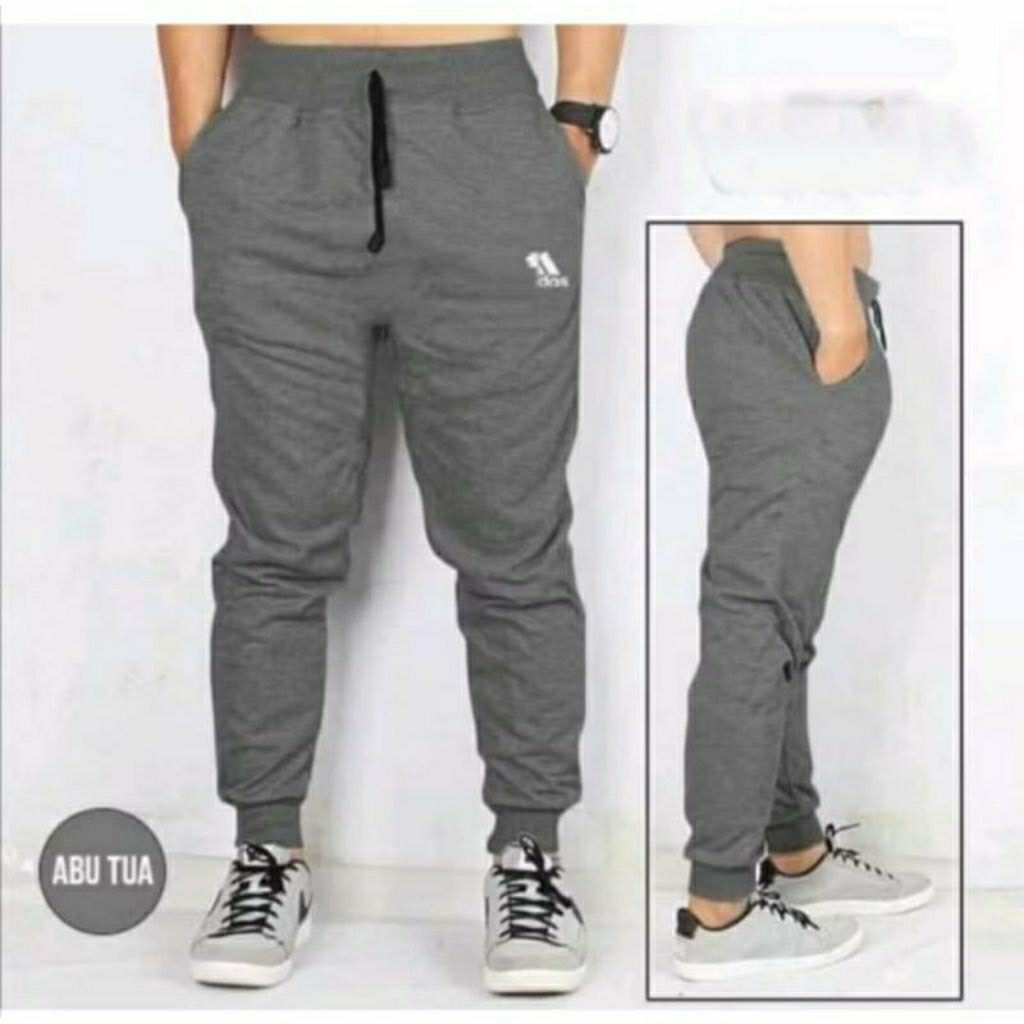 (Jumbo) Celana Jogger Jumbo Wanita Celana Pria Panjang Jumbo - Jogger training Jogger