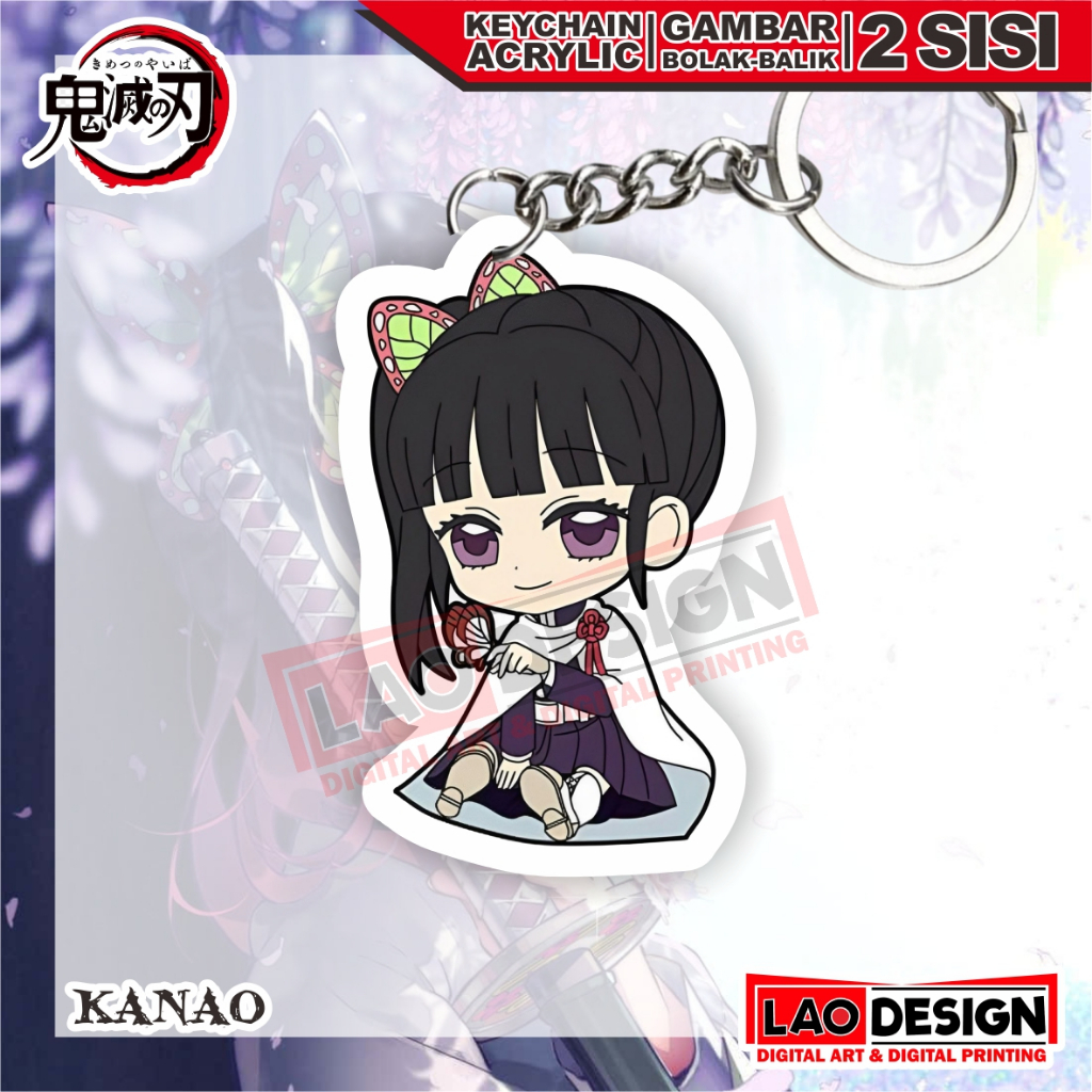 Gantungan Kunci KANAO TSUYURI Demon Slayer Kimetsu No Yaiba - Gantungan Kunci Akrilik - Gantungan Ku