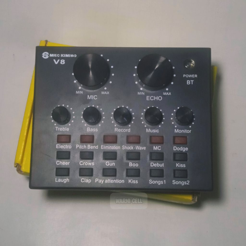Soundcard V8 Alat Live Streaming Di Youtube, Facebook, Tiktok , Bisa Karaoke