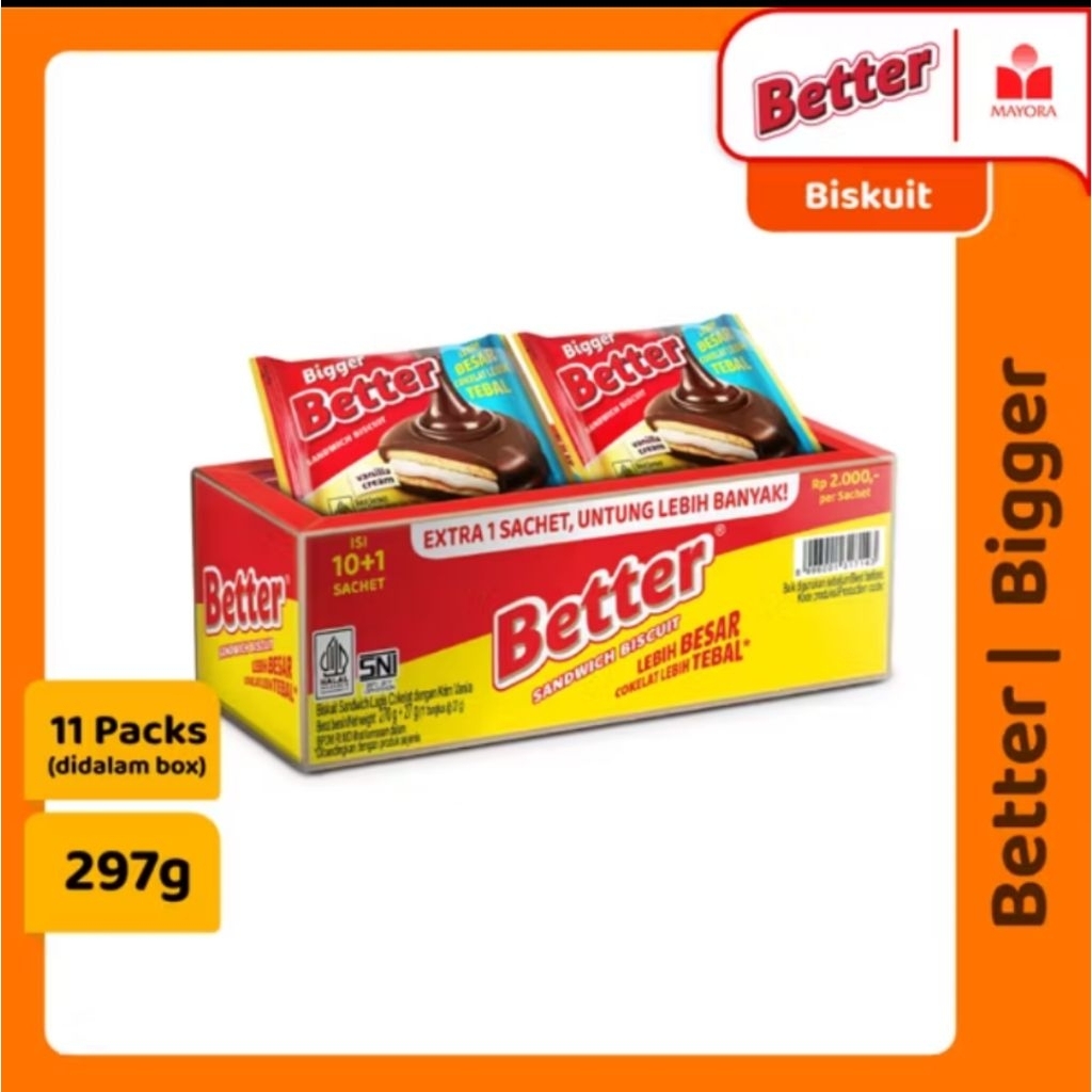 Biskuit Better box isi 10 + 1