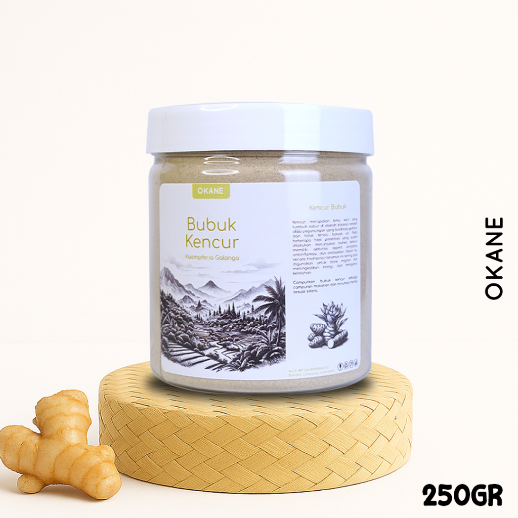 

Kencur Bubuk Original Asli Tanpa Campuran 250 gr OKANE / Kencur Bubuk Asli