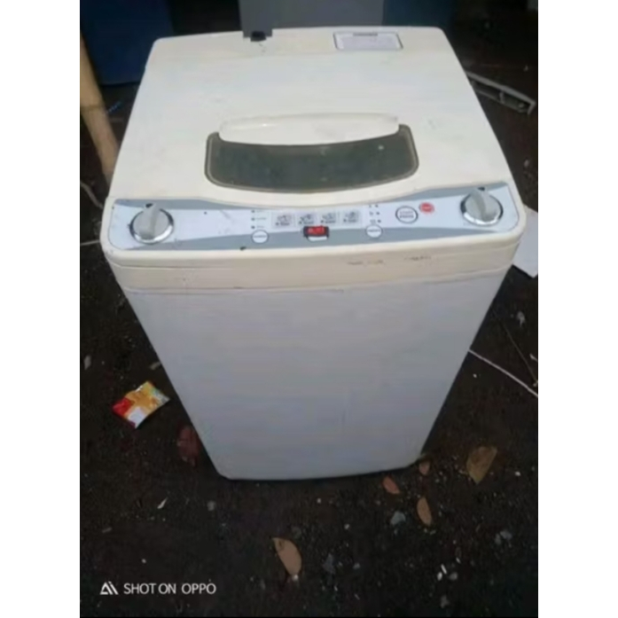 MESIN Cuci 1 Tabung Pintu Atas SUDAH DI MANUAL / mesin cuci manual