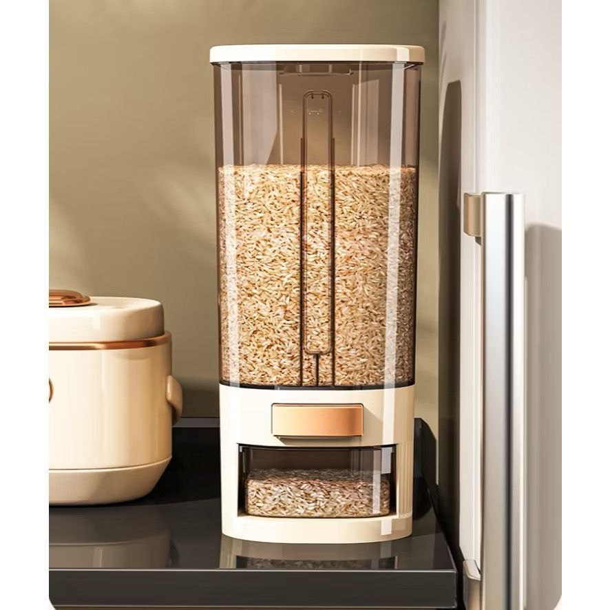 DISPENSER BERAS ESTETIK SLIM TEMPAT WADAH PENYIMPANAN BERAS MEWAH -kb