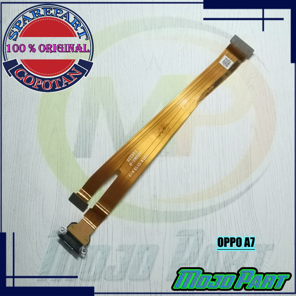Oppo A7 2018 Fleksibel Konektor Cas Flexible Charger Original Copotan | Mojo Part