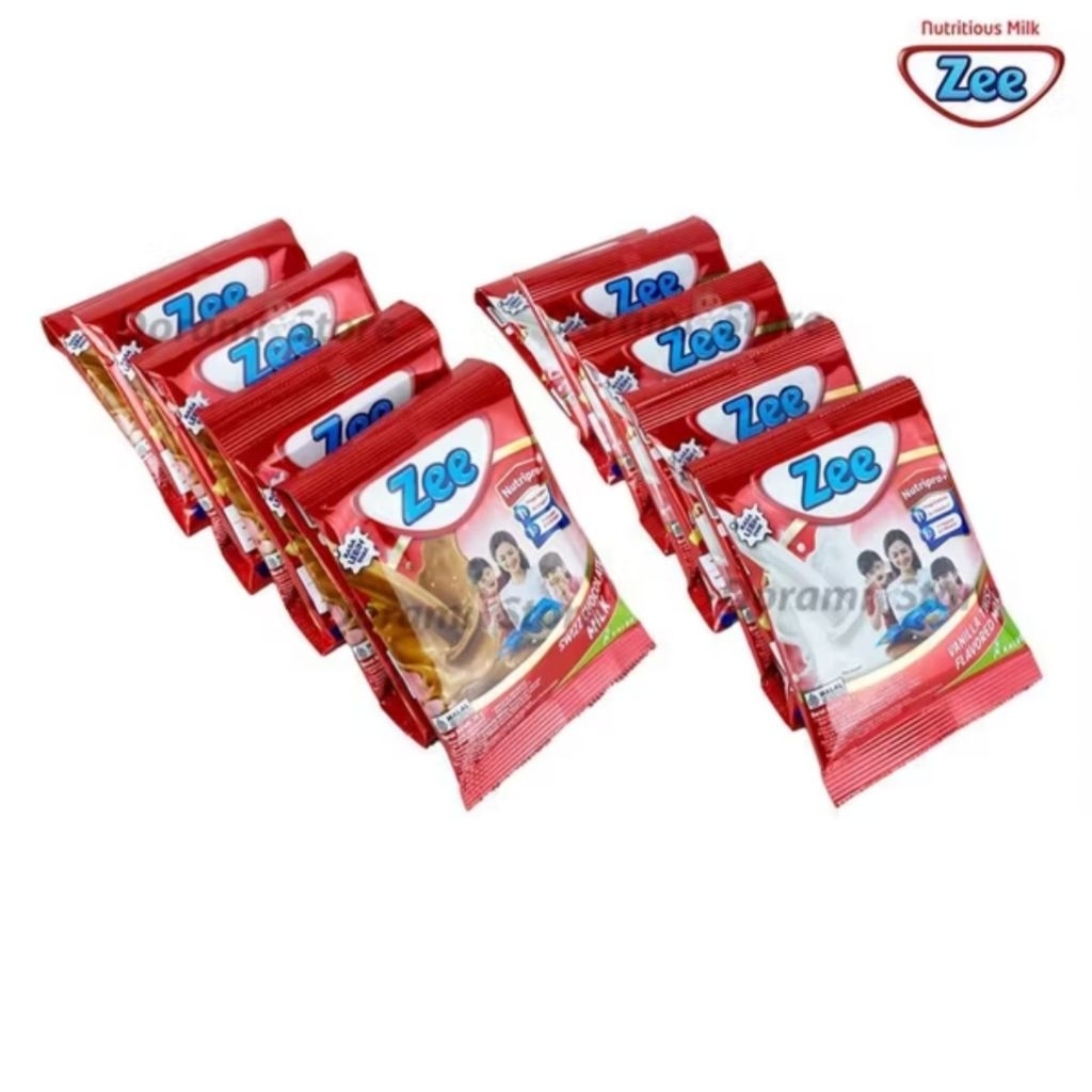 

Zee sachet Vanilla twist satu renceng ( 10 sachet ) 37gr